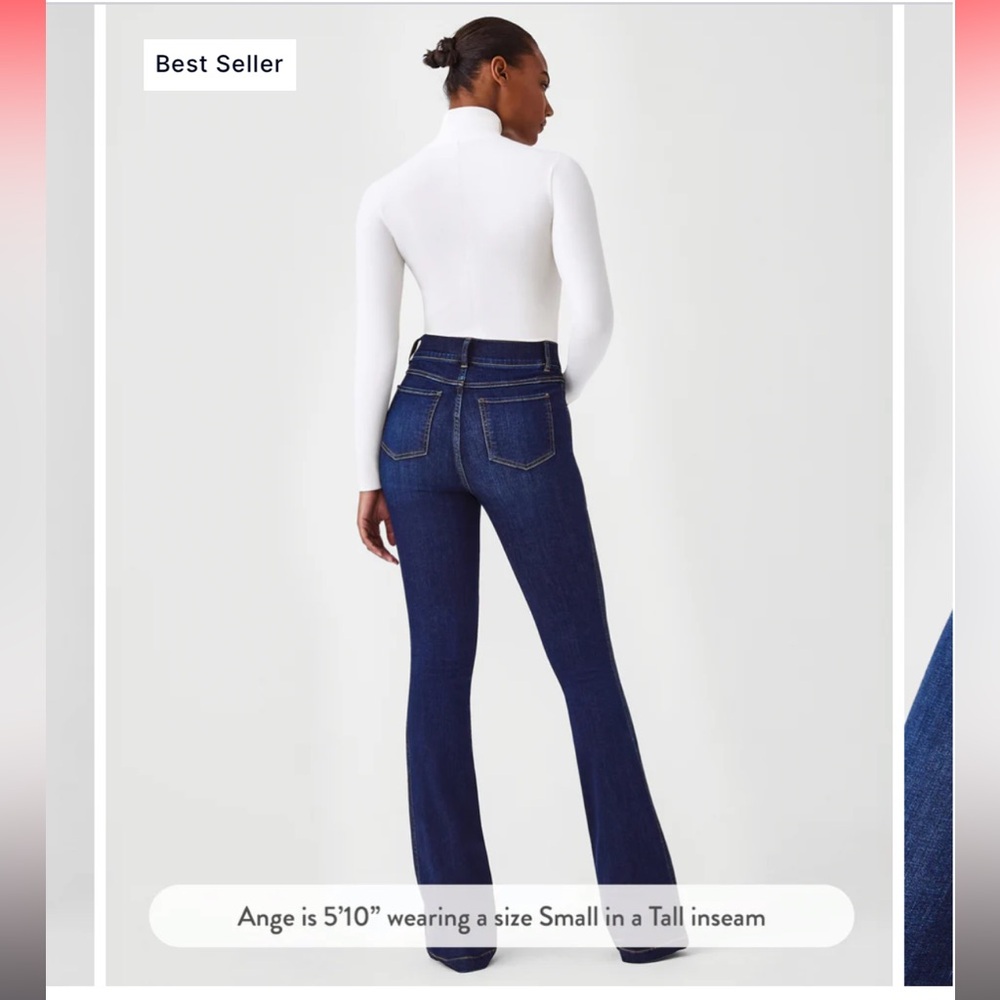 SPANX Flare Jeans, Midnight Shade XS (R) BNWT - Brand New with Tags